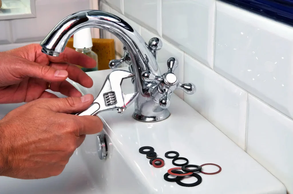 Bathroom faucet repair and fixture replacement by Prescott Plumbing Pros